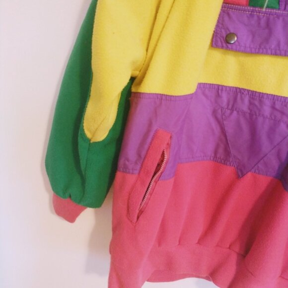 Komitor 1980's vintage Fleece half zip - Picture 3 of 7